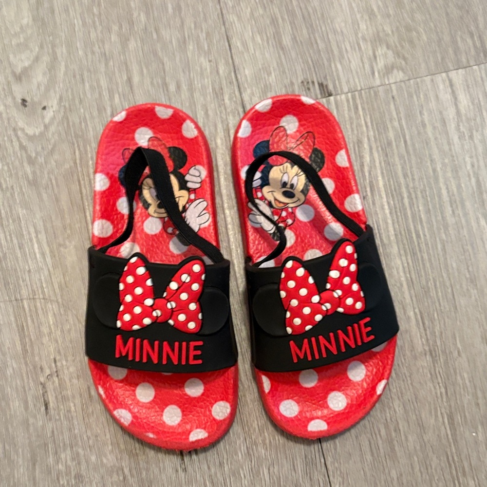 Disney Minnie Red Polka Dot Kids Sandals